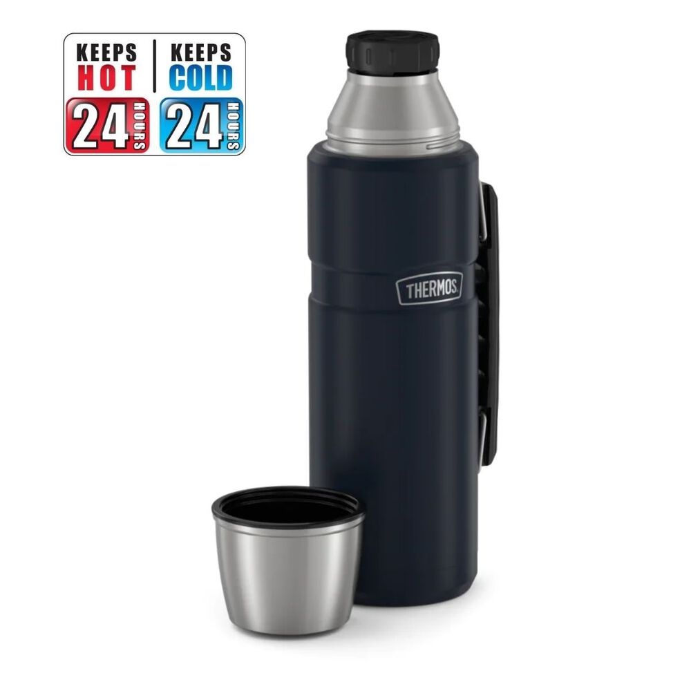 Termo King Acero Inoxidable Gris 1.2l Thermos image number 2.0